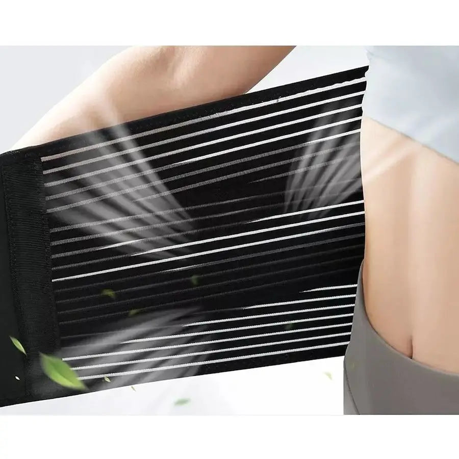 AlignaBack™ Lower Back Support Brace breathable straps