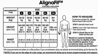 AlignaFit™ Posture Corrector & Back Brace - Adjustable Spine Support for Men & Women