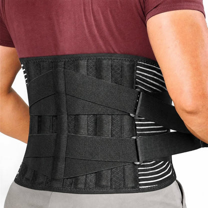 AlignaFit lower back brace, rear view