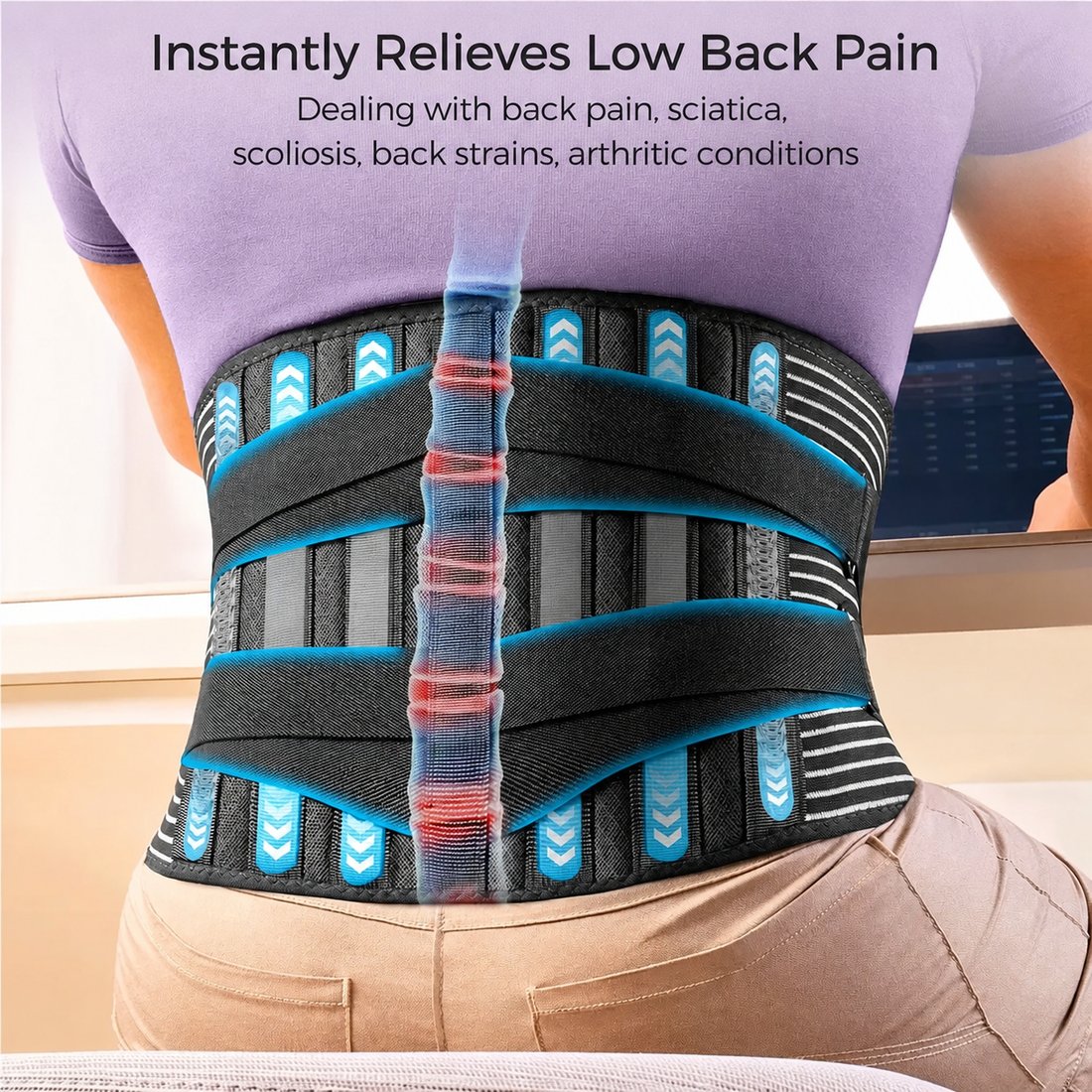 Targeted lumbar support