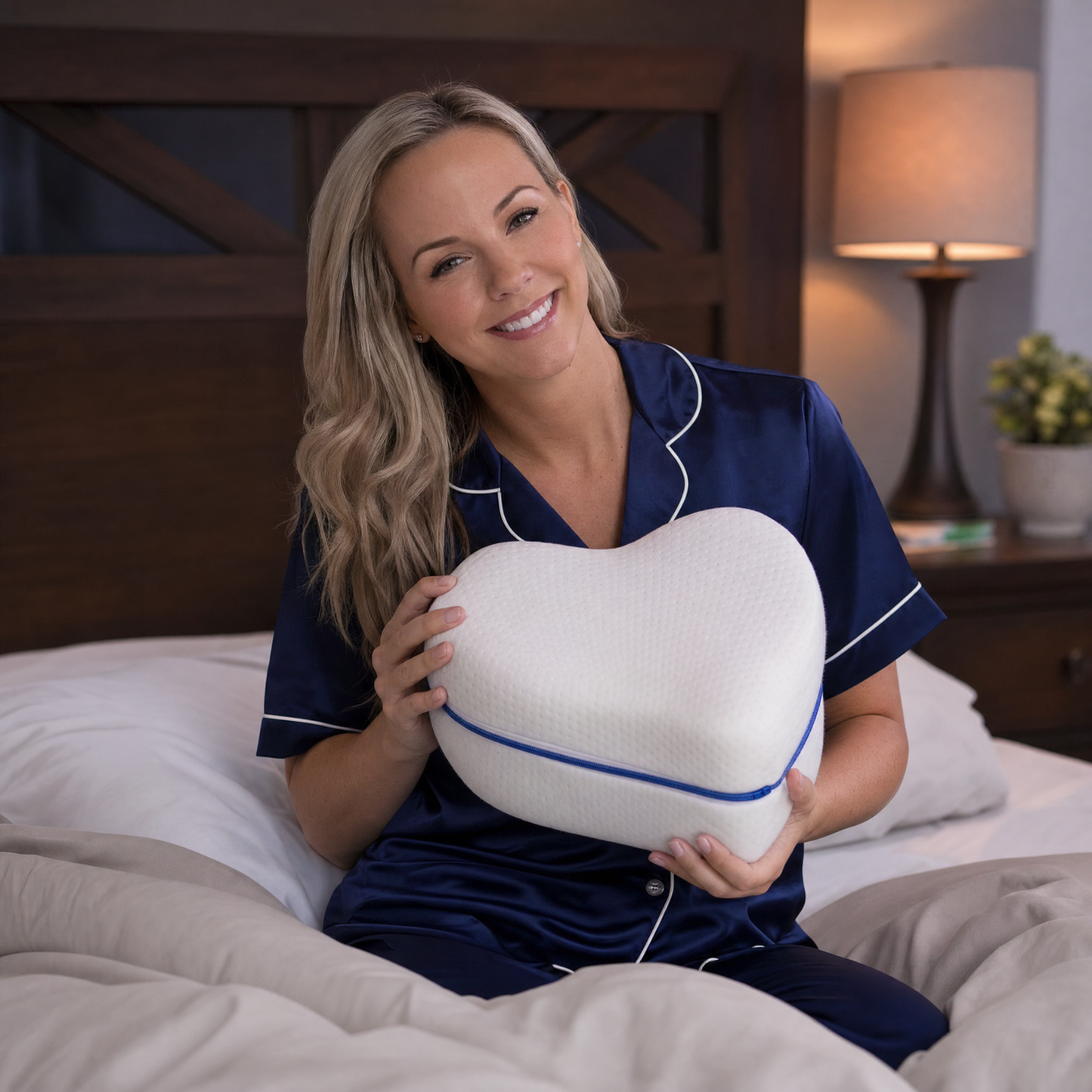Knee Pillow for Pain Relief & Alignment - Orthopaedic Support | AlignaFit™ Australia